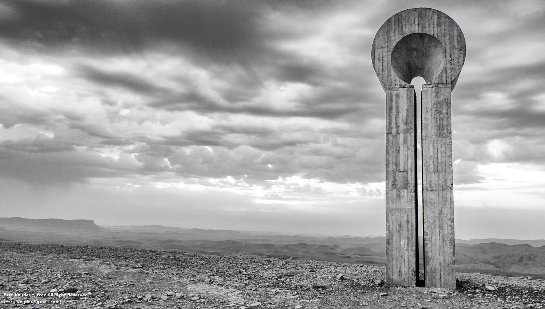 Desert Sculpture Park, Mitzpe Ramon, Jacques Moeschal, Capteur de lumière