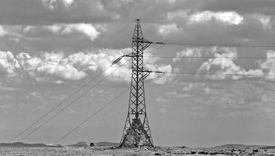 Desert Sculpture Park, Mitzpe Ramon, Noam Rabinovich, Pole #8331 Blue-Line